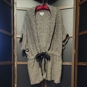 Avenue Black and White Cardigan